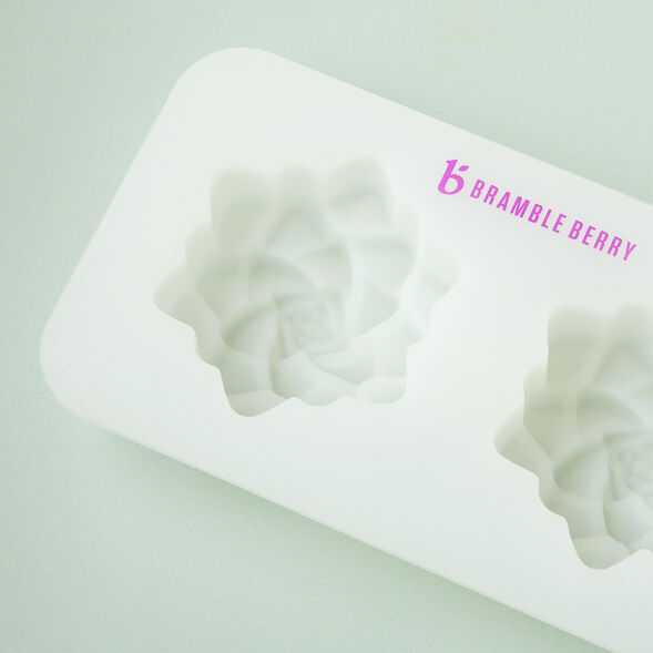 2 Cavity Succulent Silicone Mold for Soap Making